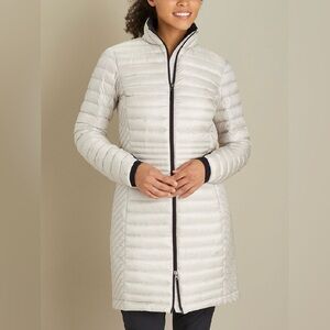 NWT Duluth Trading Co. women’s Down Right Coat, size small, NAVY